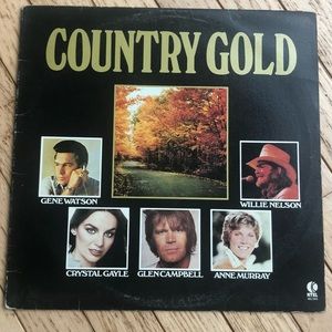 VINTAGE COUNTRY GOLD VINYL MUSIC RECORD ALBUM